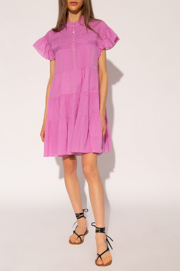 Pink Lanikaye cotton dress Marant Etoile Biname fmedShops Belize Sorte pointelle somlose leggings fra HIIT